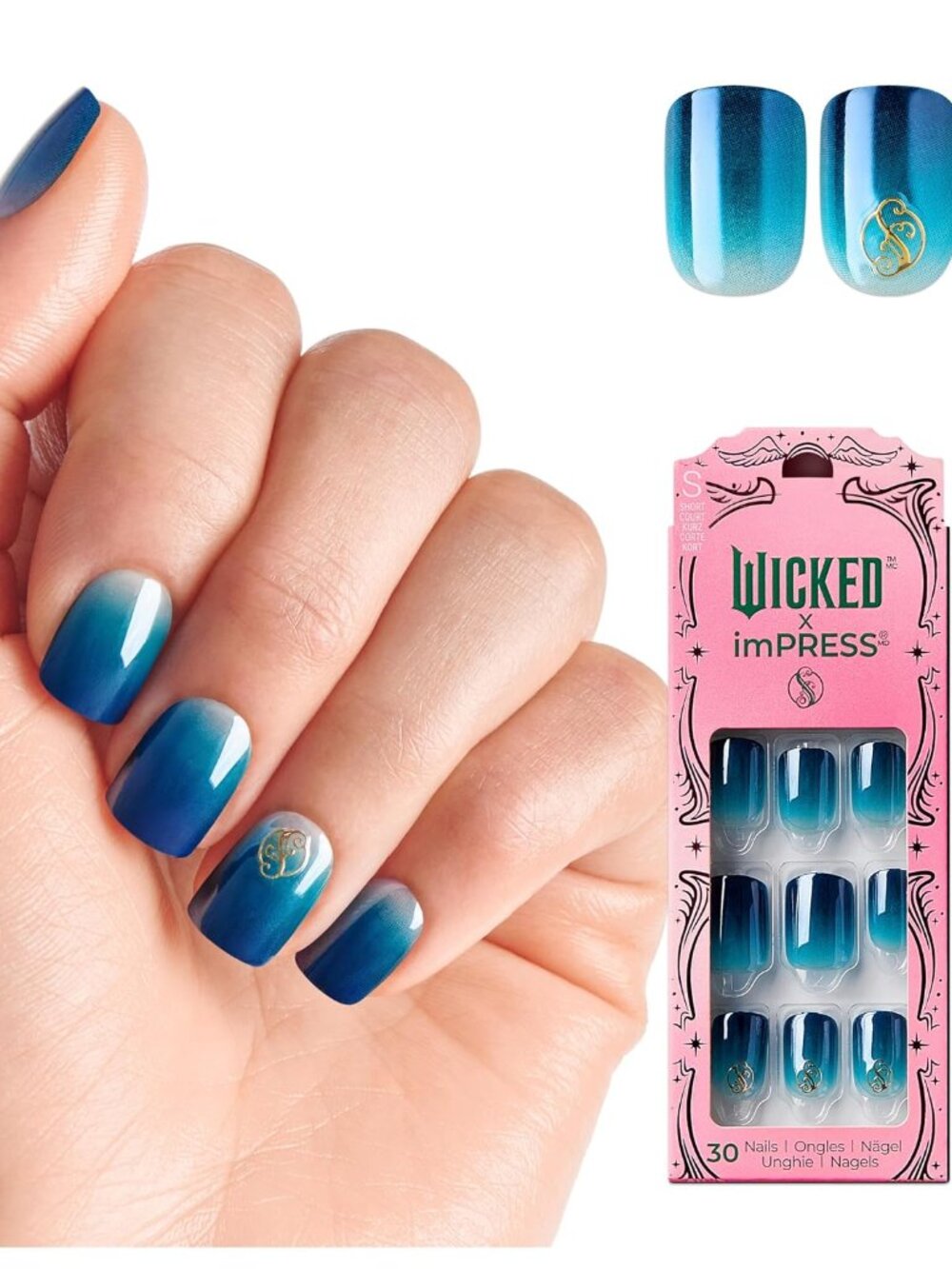 imPRESS x WICKED Glueless Press On Nails